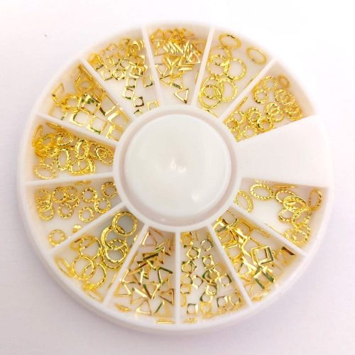 Carusela decor metal aur galben