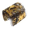 Ţesătură neagră cu inserţii metalice aurii (nr.10)