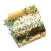 Ţesătură verde cu inserţii metalice aurii (nr.2)