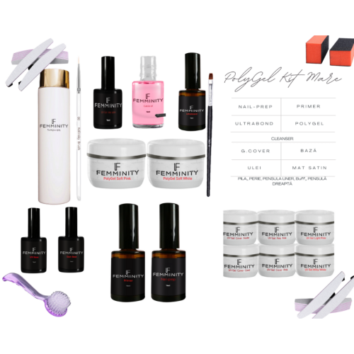 Kit Mixt Polygel-UV Gel Mare